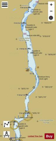 FRANKLIN D ROOSEVELT LAKE NORTHERN PART LEFT PANEL Marine Chart - Nautical Charts App