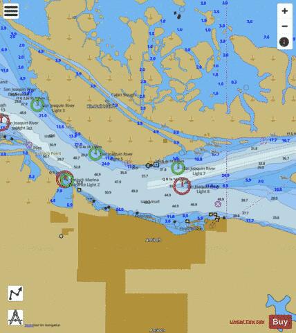 SAN FRANCISCO BAY TO ANTIOCH  ANTIOCH Marine Chart - Nautical Charts App
