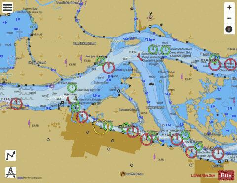 SUISUN BAY MALLARD ISLAND TO ANTIOCH Marine Chart - Nautical Charts App