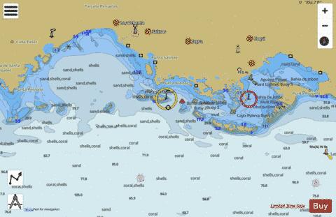 BAHIA DE JOBOS AND BAHIA DE RINCON Marine Chart - Nautical Charts App