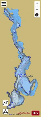 Lake Vermilion depth contour Map - i-Boating App