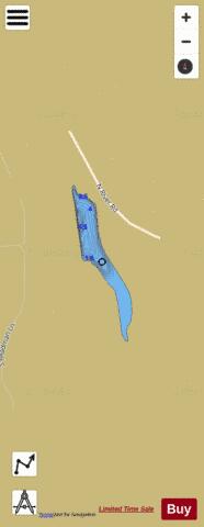 Milliken Lake depth contour Map - i-Boating App