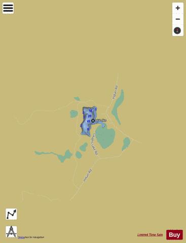 Lost Lake Baraga depth contour Map - i-Boating App