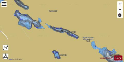 Mcinnes Lake depth contour Map - i-Boating App