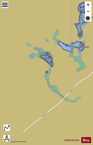 No Name Alger depth contour Map - i-Boating App
