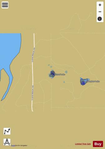 Schaaf Lake depth contour Map - i-Boating App