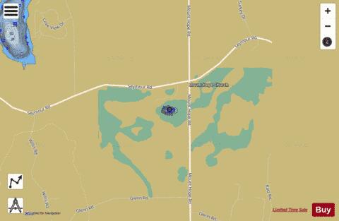 Schoolhouse Lake depth contour Map - i-Boating App
