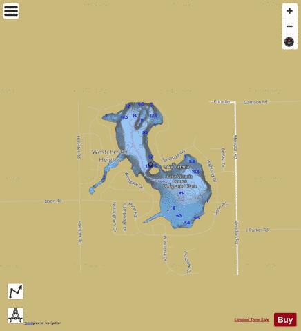 Lake Victoria depth contour Map - i-Boating App