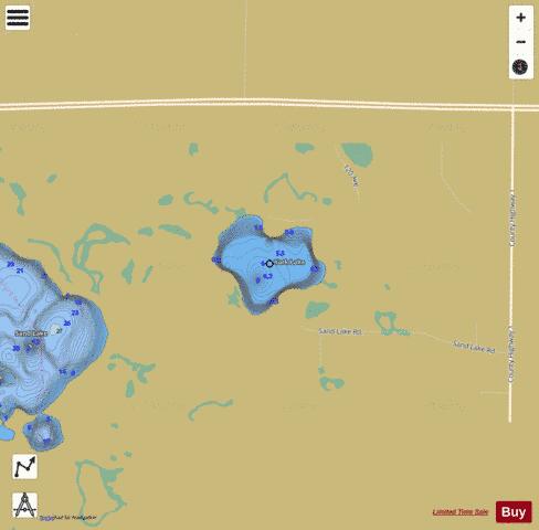 York Lake depth contour Map - i-Boating App