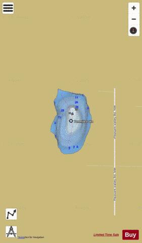 Tenmile Lake depth contour Map - i-Boating App