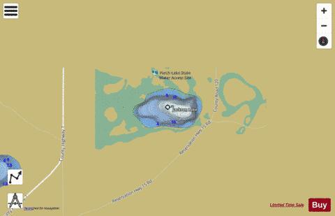 Jackson Lake depth contour Map - i-Boating App