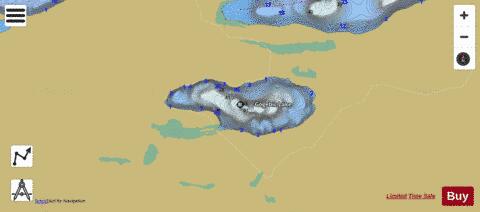 Gogebic Lake depth contour Map - i-Boating App