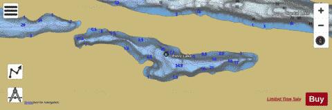 Pierz Lake depth contour Map - i-Boating App