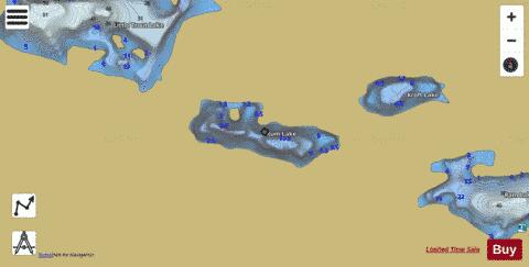 Rum Lake depth contour Map - i-Boating App