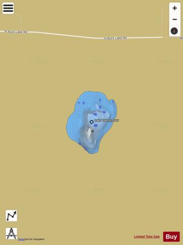Lake Twentyfour depth contour Map - i-Boating App