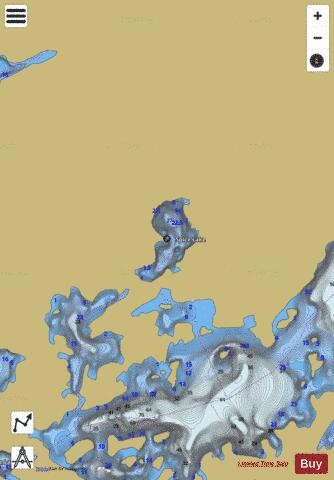 Spice Lake depth contour Map - i-Boating App