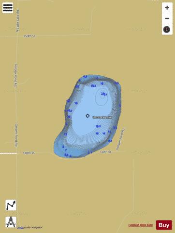 Hancock Lake depth contour Map - i-Boating App