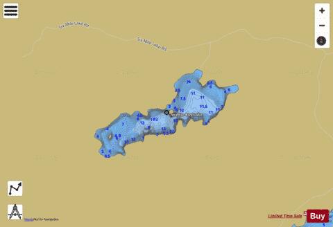 Needle Boy Lake depth contour Map - i-Boating App