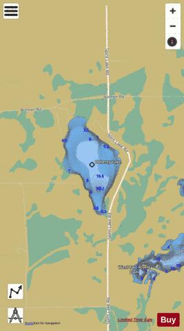 Doherty Lake depth contour Map - i-Boating App
