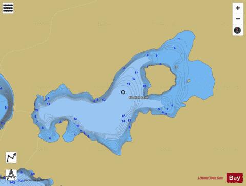 Lake Ella Hall depth contour Map - i-Boating App