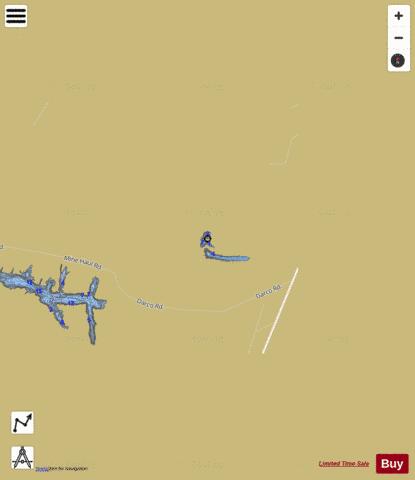 Darco Pond 2 depth contour Map - i-Boating App