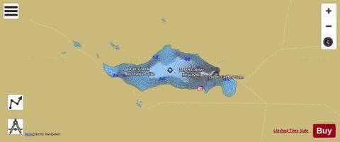 Zelph Calder Reservoir depth contour Map - i-Boating App