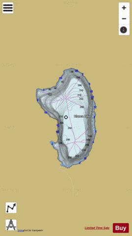 Blanca Lake,  Snohomish County depth contour Map - i-Boating App