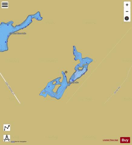 Folsom Lake,  Whitman County depth contour Map - i-Boating App