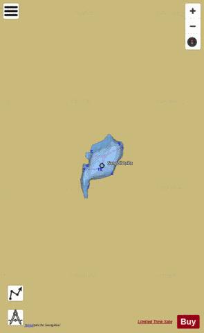 Sanpoil Lake,  Ferry County depth contour Map - i-Boating App