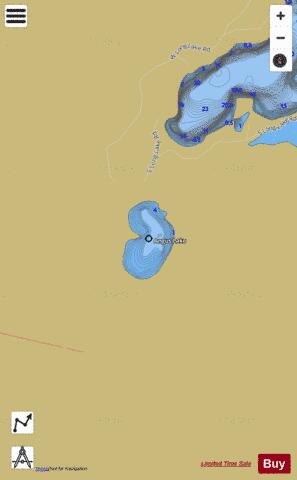 Angus Lake depth contour Map - i-Boating App