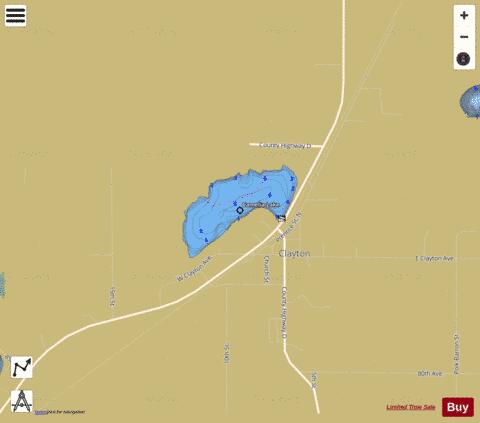 Camelia Lake depth contour Map - i-Boating App
