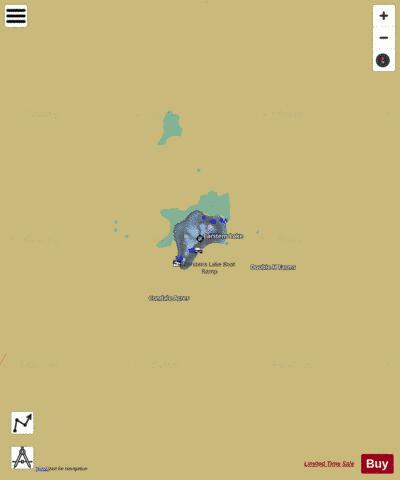 Carstens Lake depth contour Map - i-Boating App