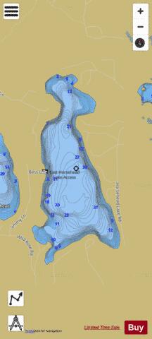 East Horsehead Lake depth contour Map - i-Boating App