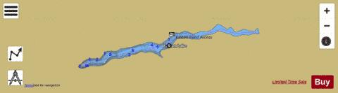 Easton Lake depth contour Map - i-Boating App