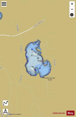 Hodstradt Lake depth contour Map - i-Boating App