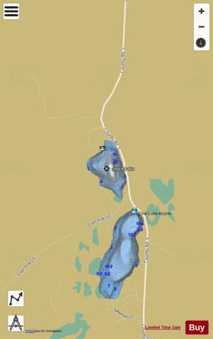 Joyce Lake depth contour Map - i-Boating App