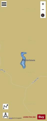 Lake Newman depth contour Map - i-Boating App