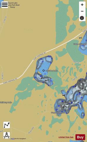 Larrabee Lake depth contour Map - i-Boating App