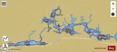 Legend Lake depth contour Map - i-Boating App