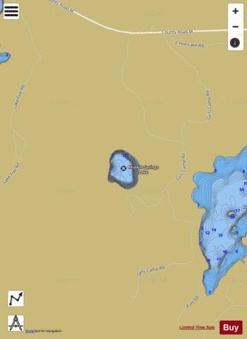 Muskie Springs Lake depth contour Map - i-Boating App