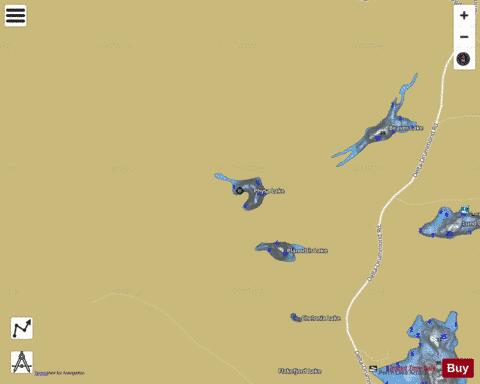 Physa Lake depth contour Map - i-Boating App