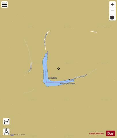 Sidie Hollow Lake depth contour Map - i-Boating App