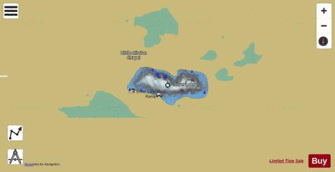 Silver Lake D depth contour Map - i-Boating App