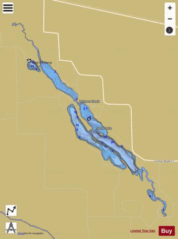 Somo Lake depth contour Map - i-Boating App