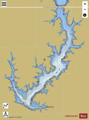 Otter Lake (South) depth contour Map - i-Boating App