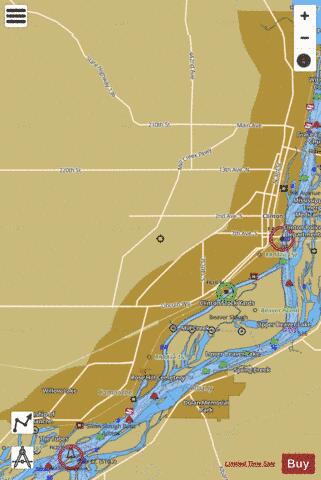 Upper Mississippi River section 11_510_761 depth contour Map - i-Boating App