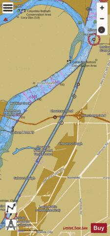 Upper Mississippi River section 11_511_784 depth contour Map - i-Boating App