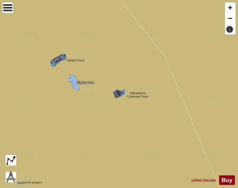 Pioneer Lake depth contour Map - i-Boating App