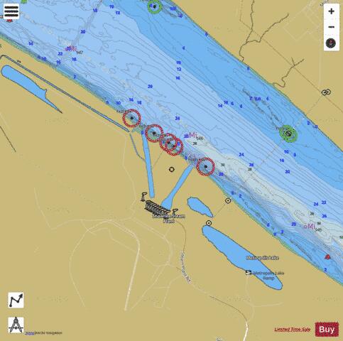 Ohio River section 11_518_796 depth contour Map - i-Boating App