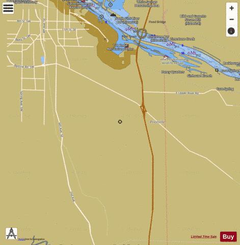 Tennessee River section 11_529_814 depth contour Map - i-Boating App